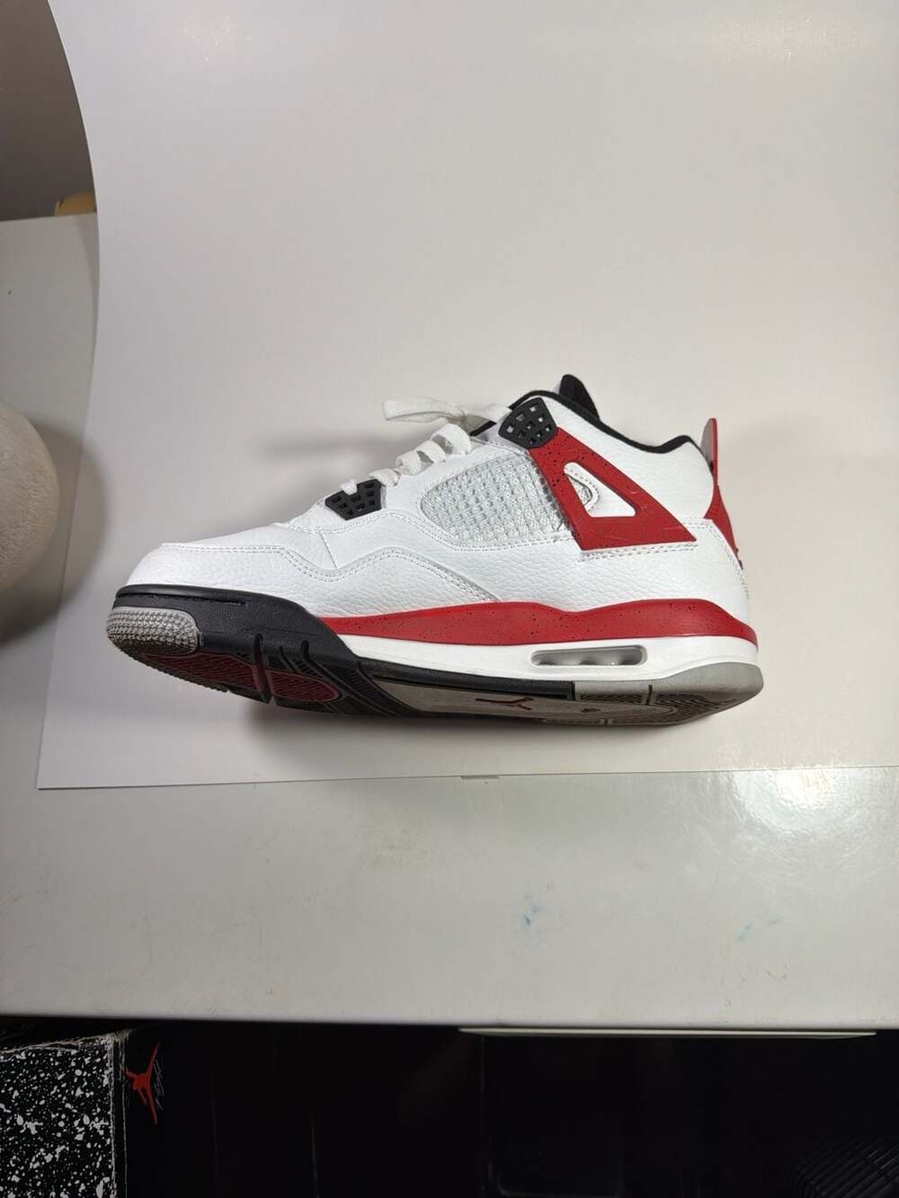 Jordan 4 Retro PS 'Red Cement' - Air Jordan - BQ7669 161 - white/fire red/black/